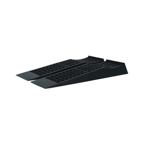 B-G RACING Auffahrrampen Low Rise teilbar schwarz (2 Stück)