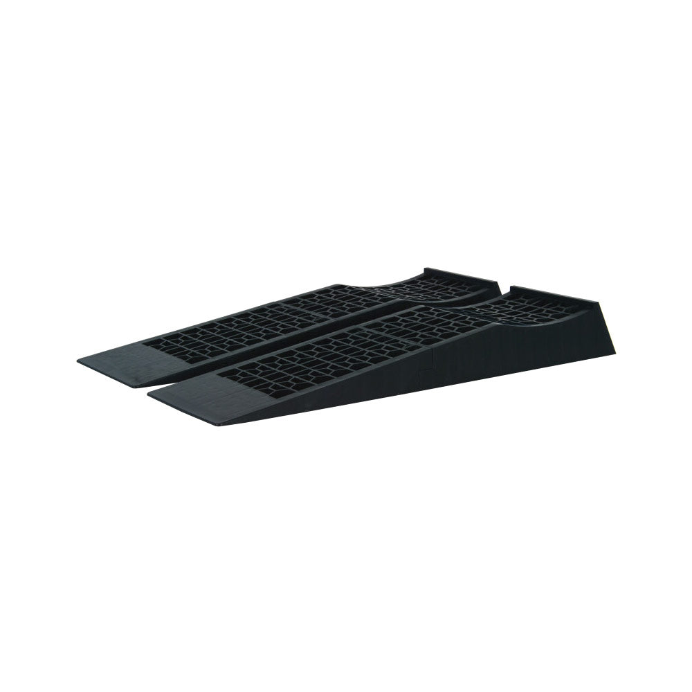 B-G RACING Auffahrrampen Low Rise teilbar schwarz (2 Stück)