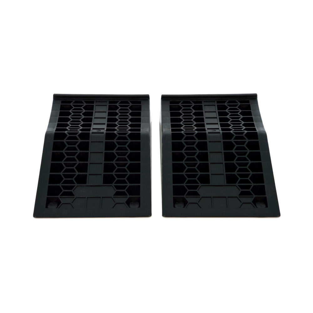 B-G RACING Auffahrrampen Low Rise Wide schwarz (2 Stück)