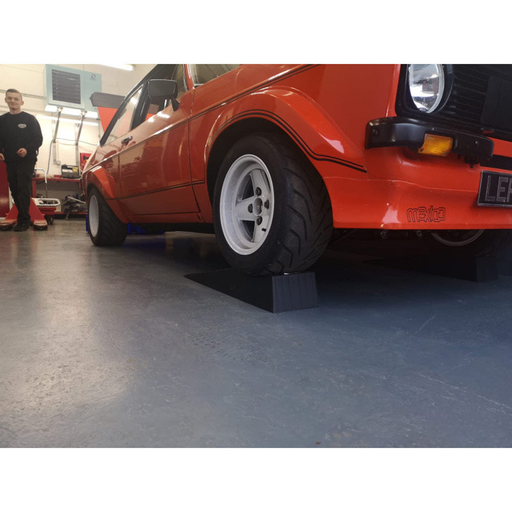 B-G RACING Auffahrrampen Mid Rise schwarz (2 Stück)