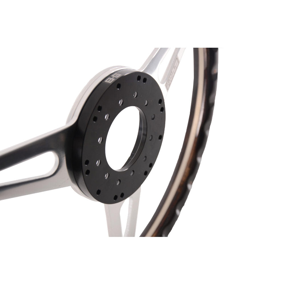 B-G RACING Lenkrad Adapter 6x70mm / 6x74mm auf 6x101mm / 9x101,6mm (Aluminium)