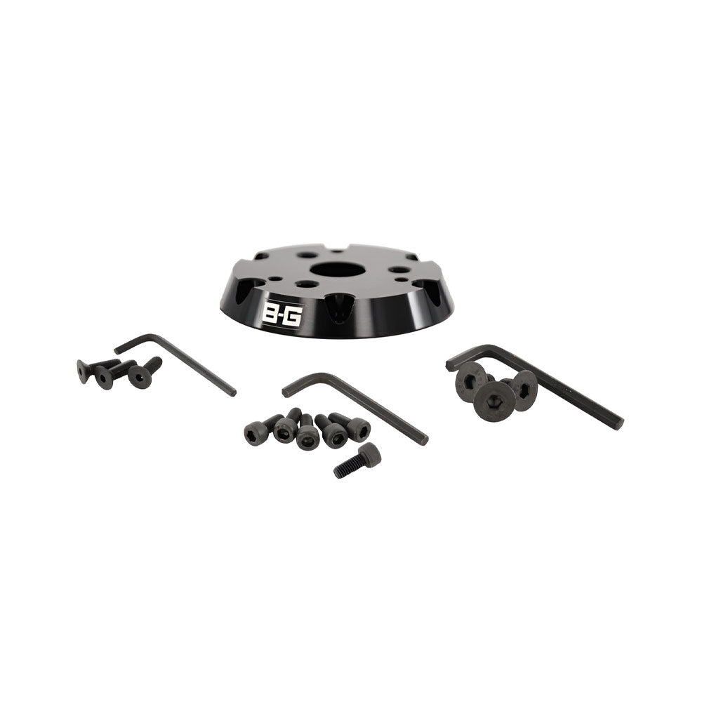 B-G RACING Lenkrad Adapter 6x70mm auf 3x44,07mm / 3x50,8mm (Aluminium)