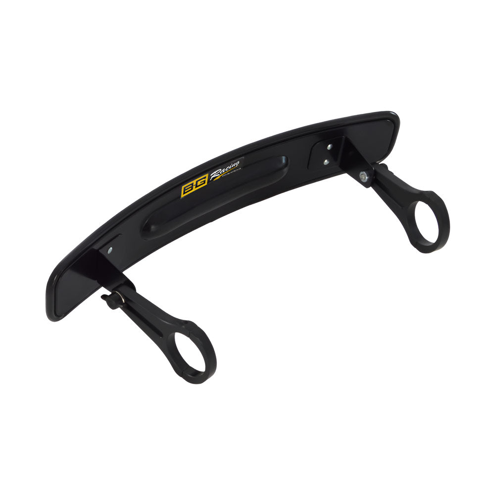 B-G RACING Rückspiegel Innenspiegel Weitwinkel Kit für Überrollkäfig (lange Halter)