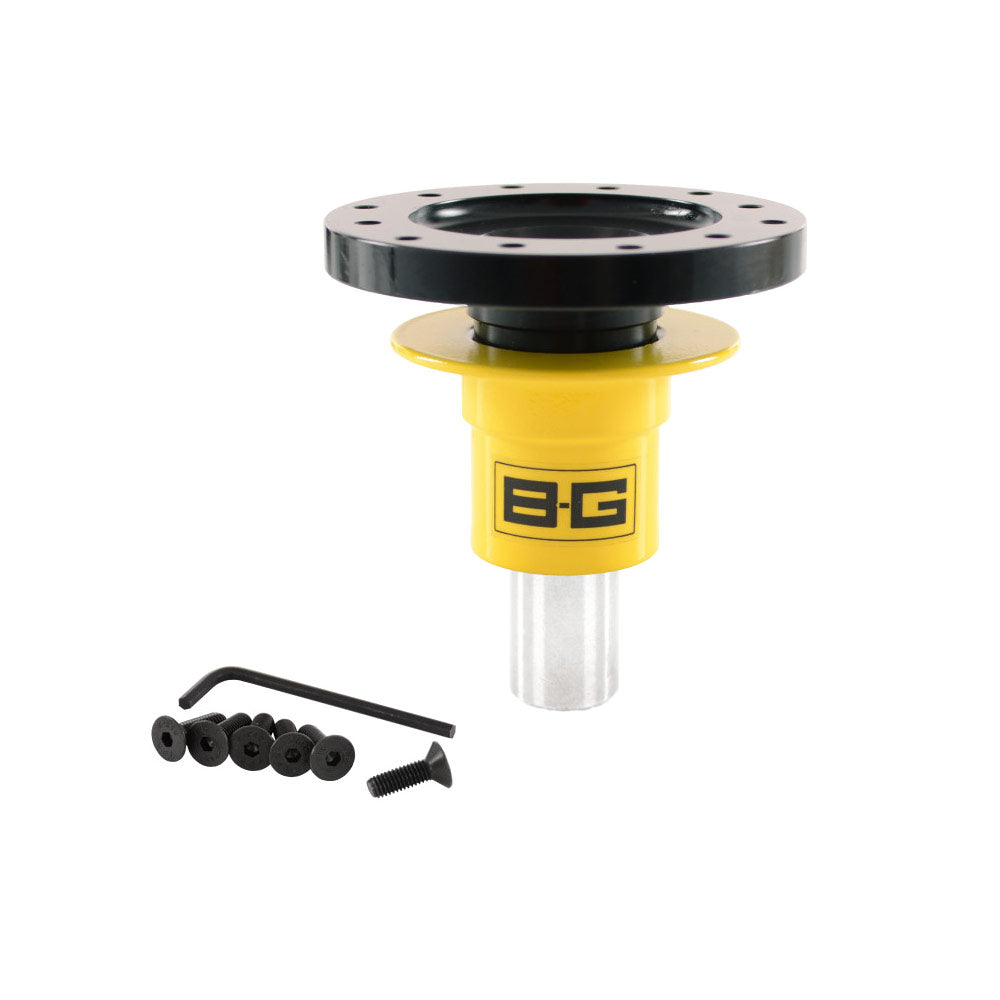 B-G Racing Snap Off Quick Release Race Lenkrad Schnellverschluss 6-Punkt zum Einschweissen (Aluminium/Stahl)