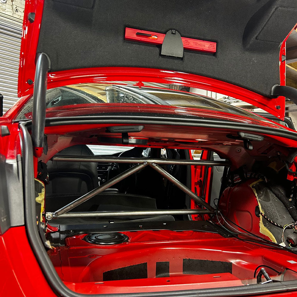BAF MOTORSPORT Versteifungsstrebe passend für Audi S4 B8 / B8.5 Limousine & Avant (4-Punkt / eintragungsfrei)