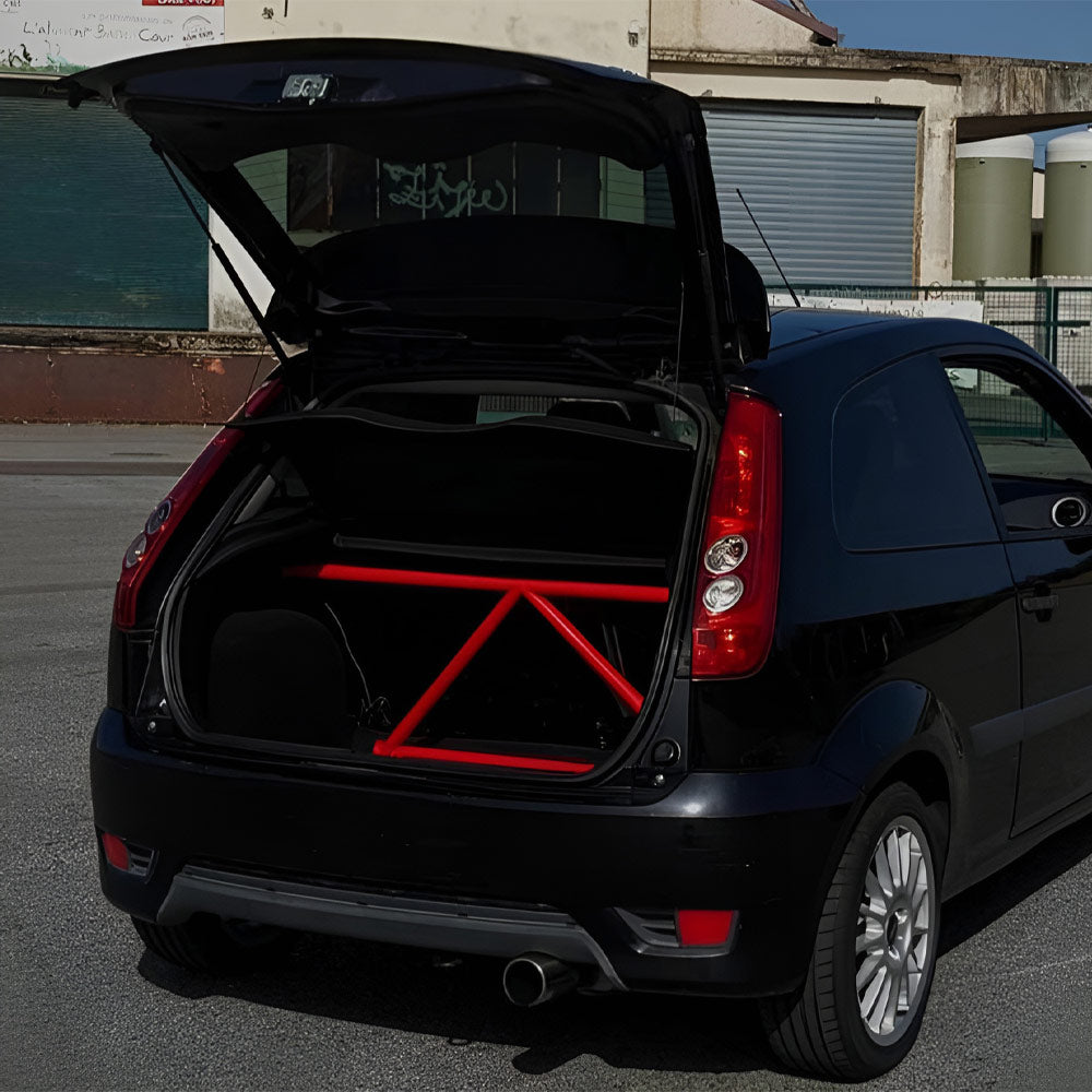 BAF MOTORSPORT Versteifungsstrebe passend für Ford Fiesta MK6 (4-Punkt / eintragungsfrei)