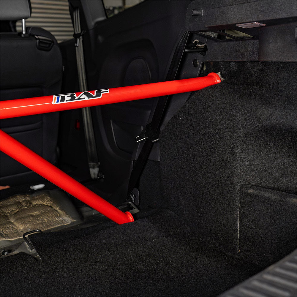 BAF MOTORSPORT Versteifungsstrebe passend für Ford Fiesta MK7 / MK7.5 (4-Punkt / eintragungsfrei)