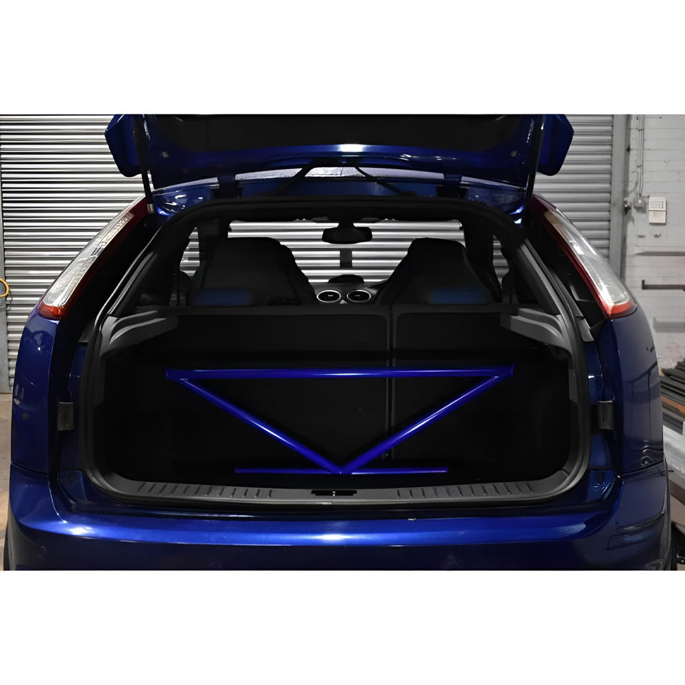 BAF MOTORSPORT Versteifungsstrebe passend für Ford Focus MK2 (4-Punkt / eintragungsfrei)