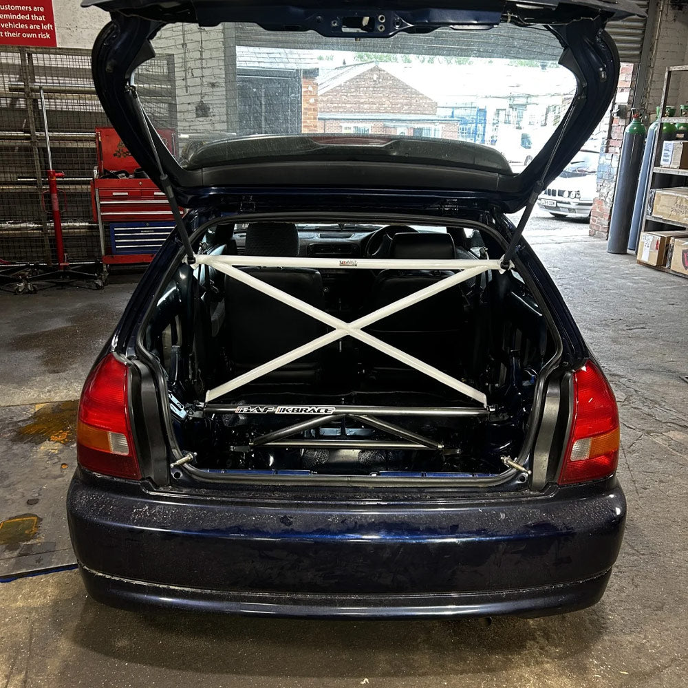 BAF MOTORSPORT Versteifungsstrebe passend für Honda Civic EK (4-Punkt / eintragungsfrei)