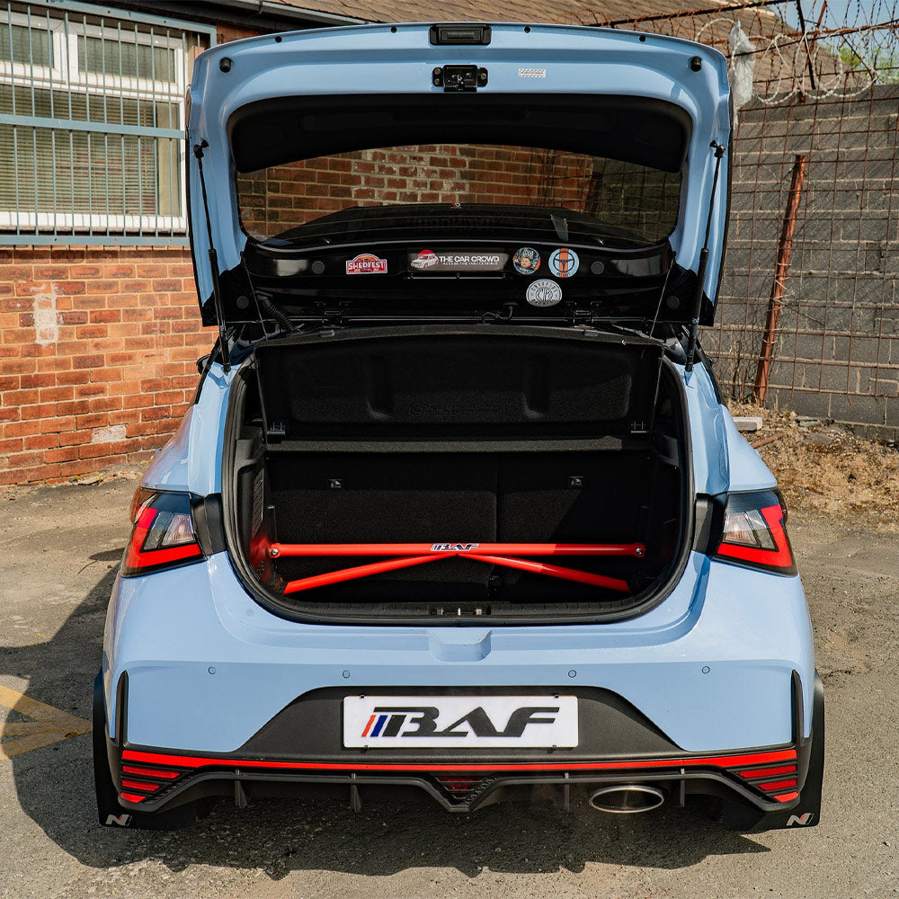 BAF MOTORSPORT Versteifungsstrebe passend für Hyundai i20 BC3 (4-Punkt / eintragungsfrei)