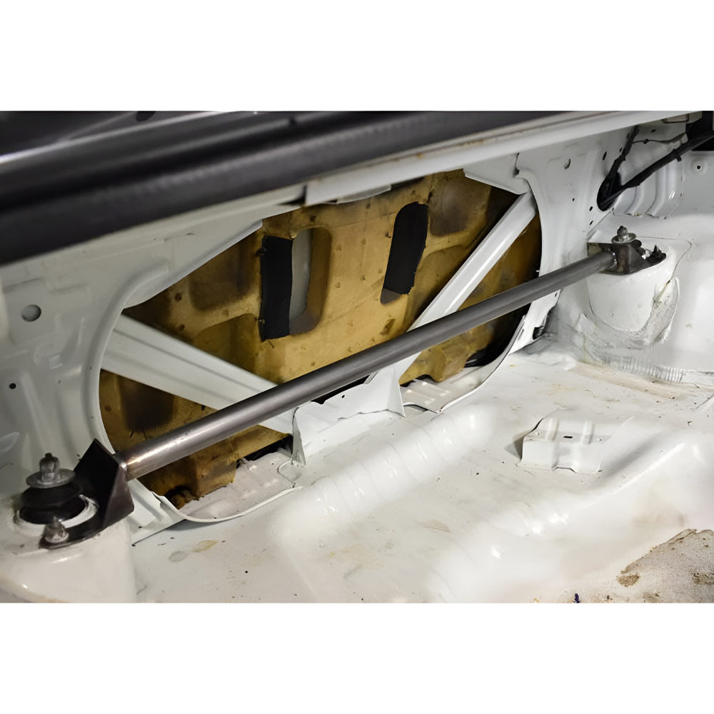 BAF MOTORSPORT Versteifungsstrebe passend für Mitsubishi Lancer Evo 7 / 8 / 9 (4-Punkt / eintragungsfrei)