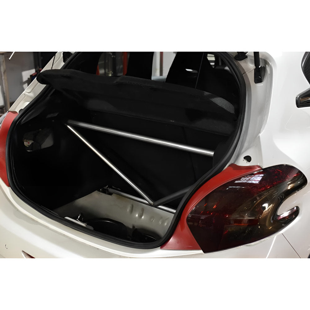 BAF MOTORSPORT Versteifungsstrebe passend für Peugeot 208 A9 Hatchback (4-Punkt / eintragungsfrei)
