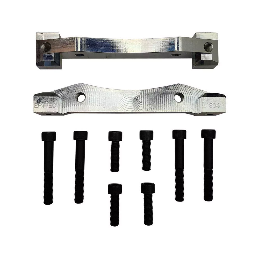 EPYTEC Bremssattel Adapter passend für BMW E46 M3 für 6-Kolben Performance Sattel mit 345x28mm Bremsscheibe Vorderachse