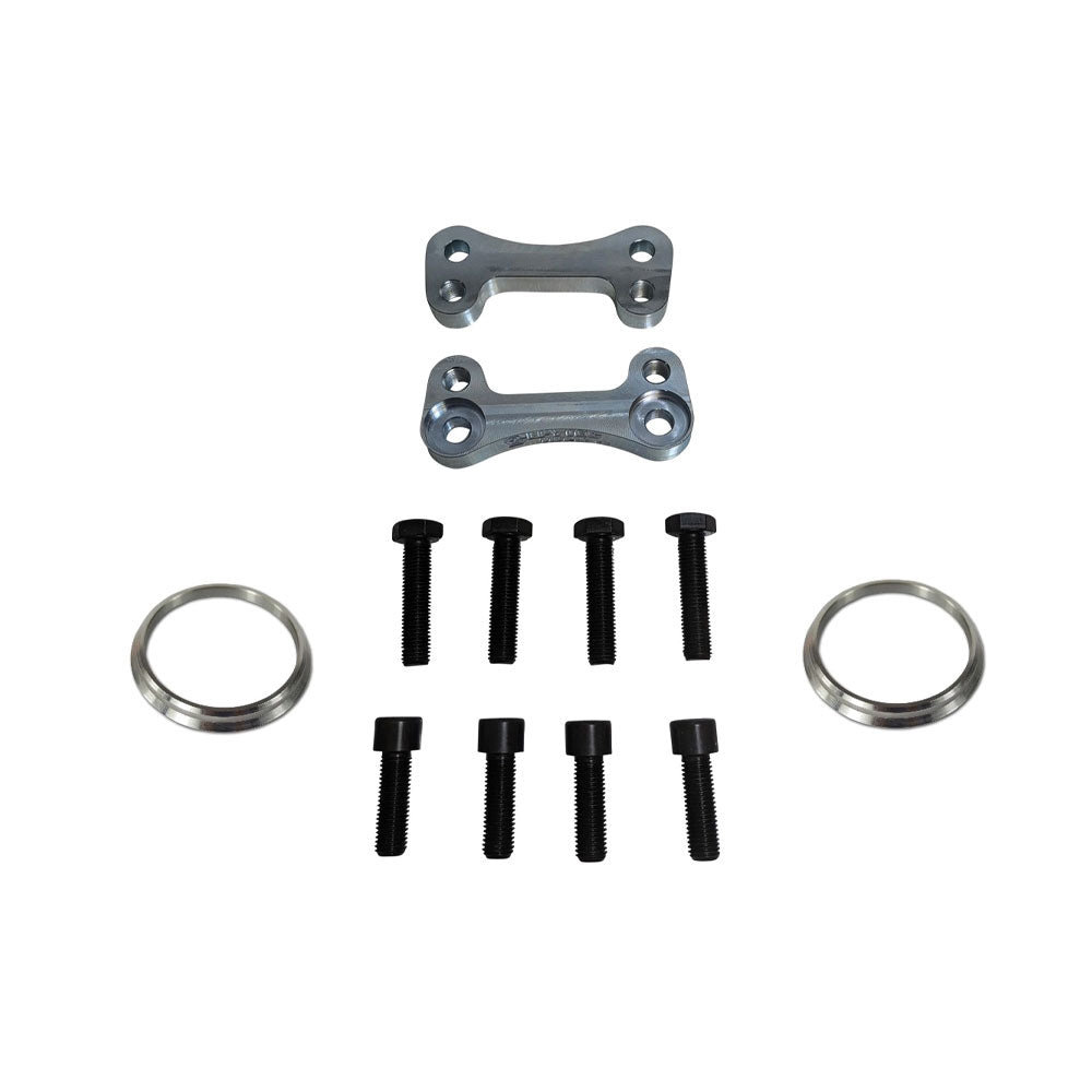 EPYTEC Bremssattel Adapter passend für Audi S1 A3 S3 RS3 8V / VW Golf 7 Allrad / Seat Leon / Skoda Octavia für 356x22mm Bremsscheibe Hinterachse