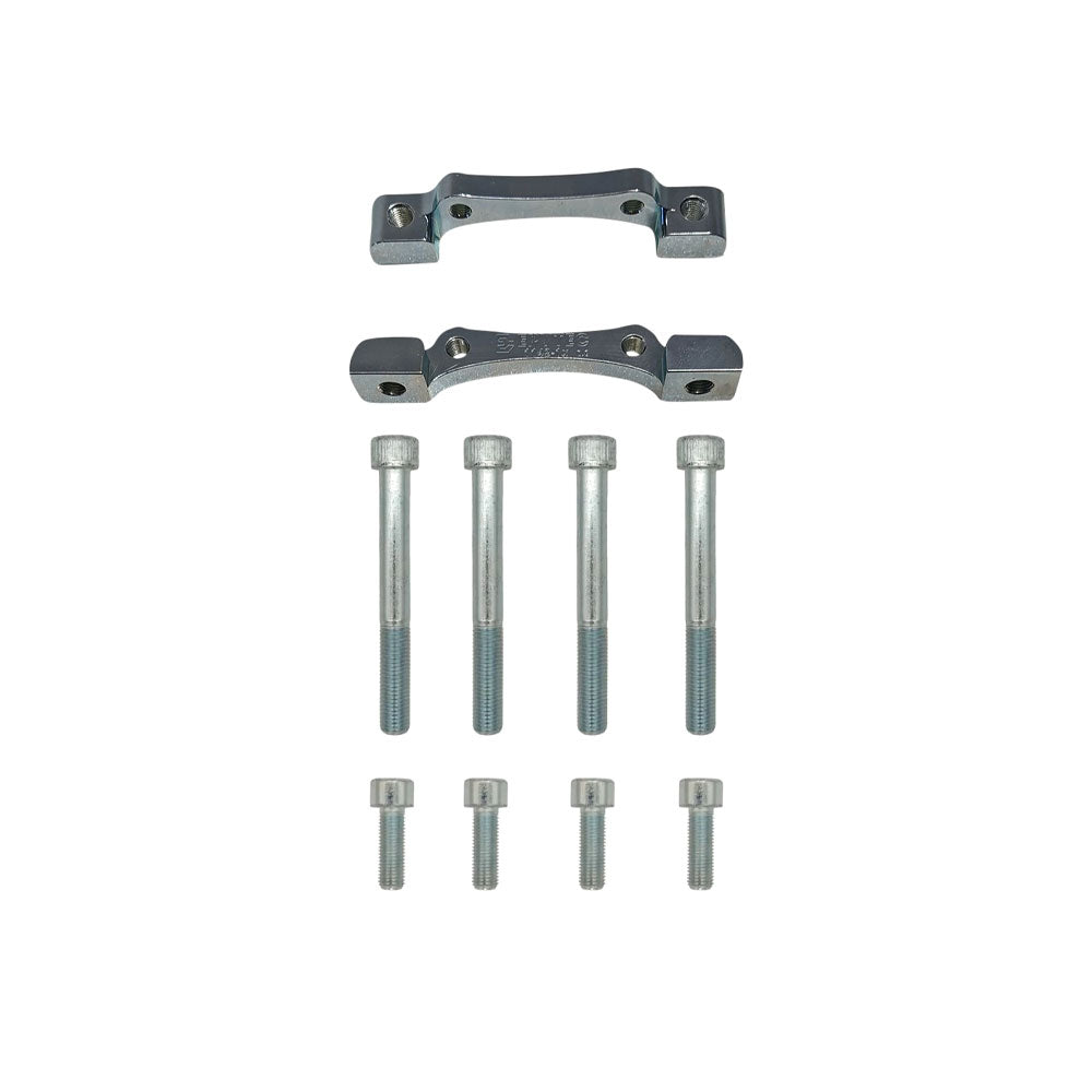 EPYTEC Bremssattel Adapter passend für BMW E38 für 4-Kolben Brembo Sattel mit 370x24mm Bremsscheibe Hinterachse