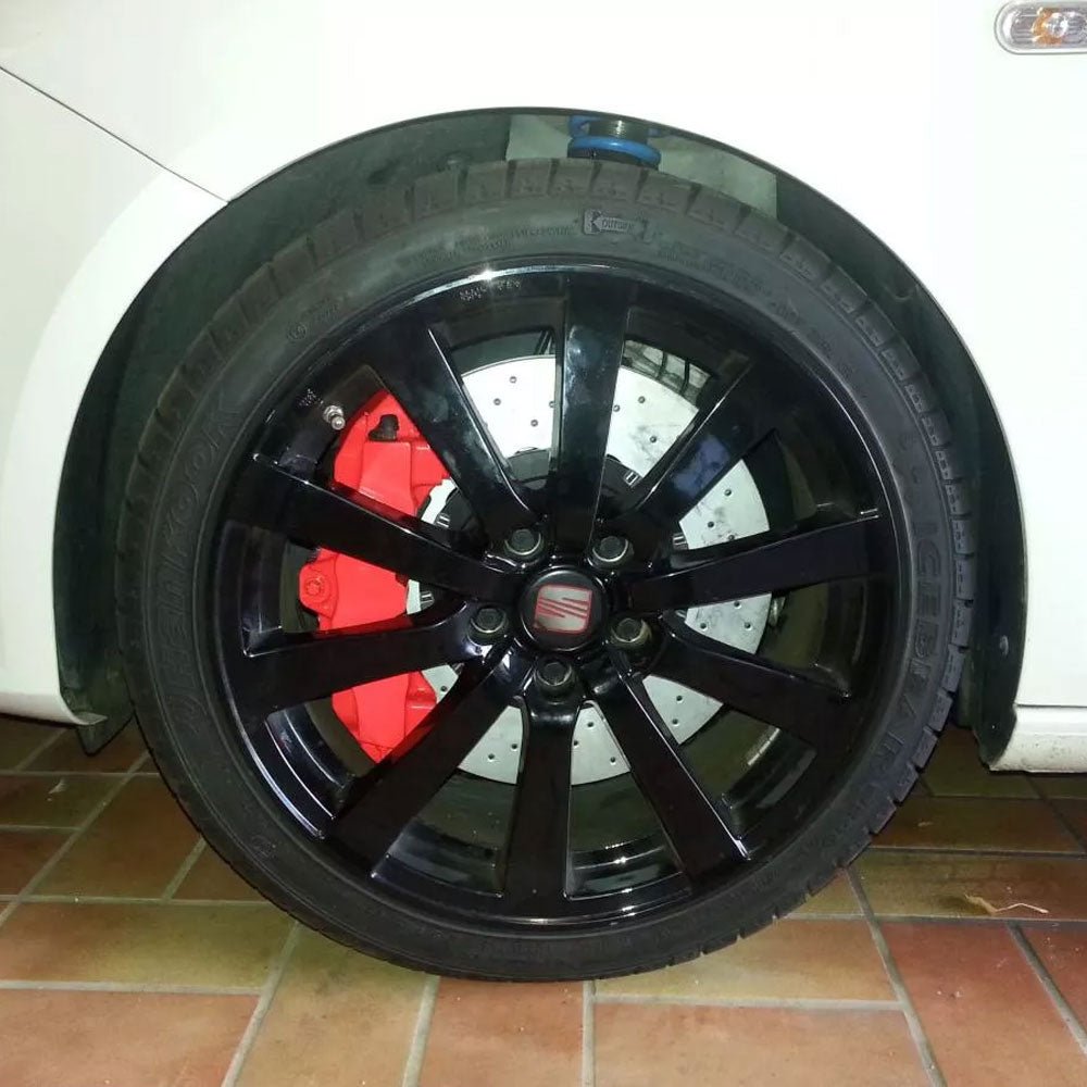 EPYTEC Bremssattel Adapter passend für VW Golf 7 8 / Audi A3 / Seat Leon / Skoda Octavia Superb für 8-Kolben Audi R8 Sattel mit 355x32mm Bremsscheibe Vorderachse