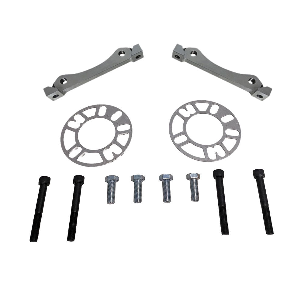 EPYTEC Bremssattel Adapter passend für VW T5 T6 für 82mm 6-Kolben Porsche Sattel mit 375x36mm Bremsscheibe Vorderachse