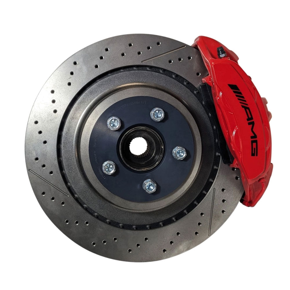 EPYTEC Bremssattel Adapter passend für Mercedes-Benz W639 Vito Viano für 4-Kolben Sattel mit 360x26mm SLS-Bremsscheibe Hinterachse