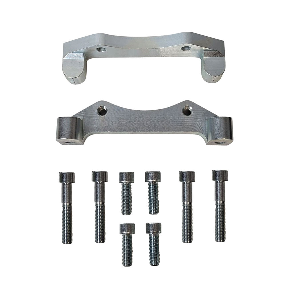EPYTEC Bremssattel Adapter passend für Mercedes-Benz W639 Vito Viano für 4-Kolben Sattel mit 360x26mm SLS-Bremsscheibe Hinterachse