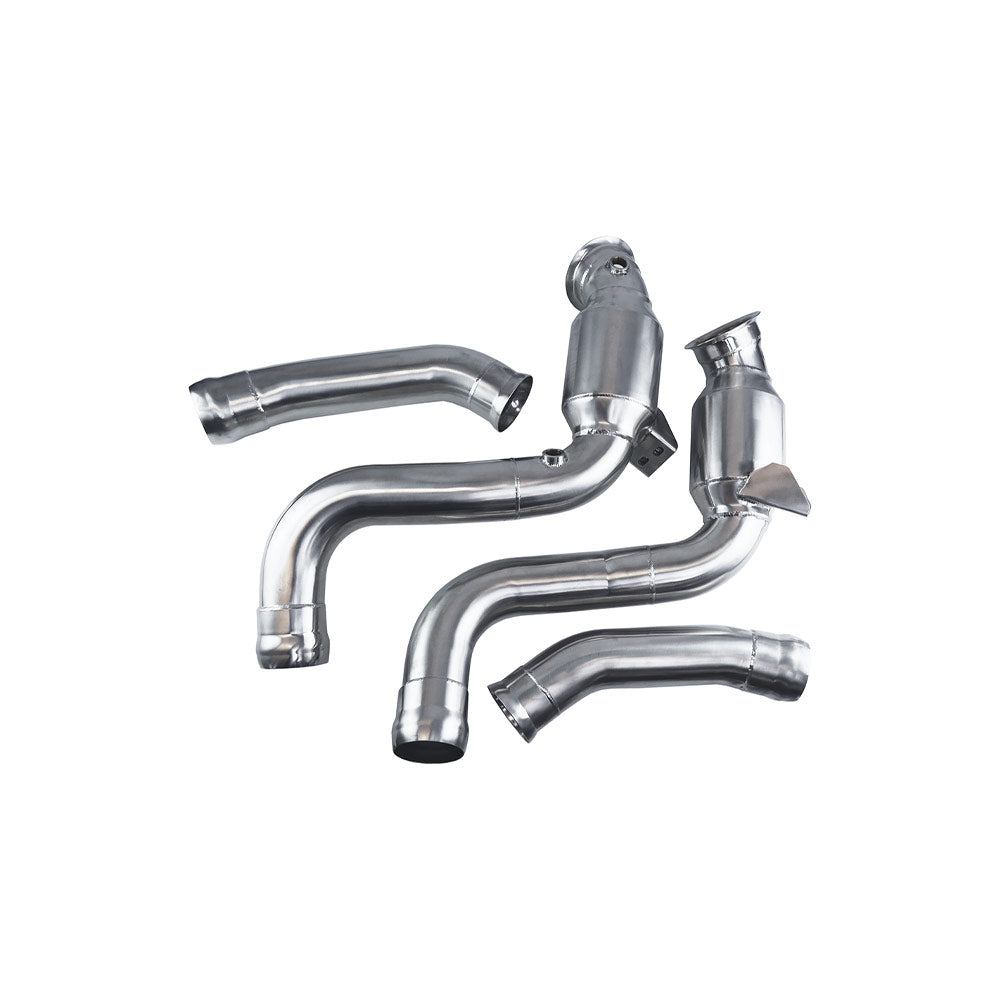 BULL-X Downpipe passend für Mercedes-Benz W205 C63 / C63S AMG 4.0L V8 Biturbo