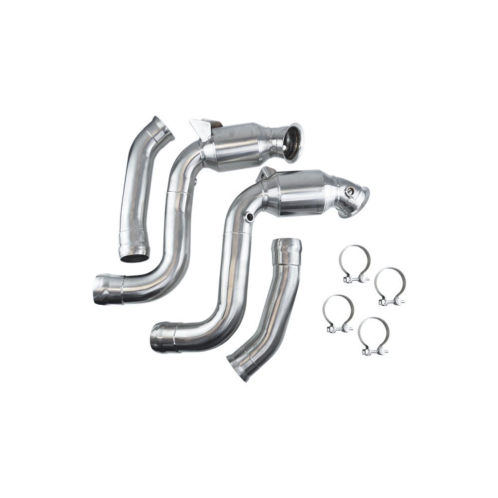 BULL-X Downpipe passend für Mercedes-Benz W205 C63 / C63S AMG 4.0L V8 Biturbo