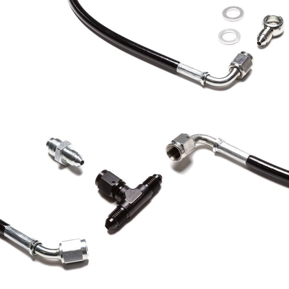CHASE BAYS Bremsleitung Relocation Kit für OEM Bremszylinder passend für BMW E36