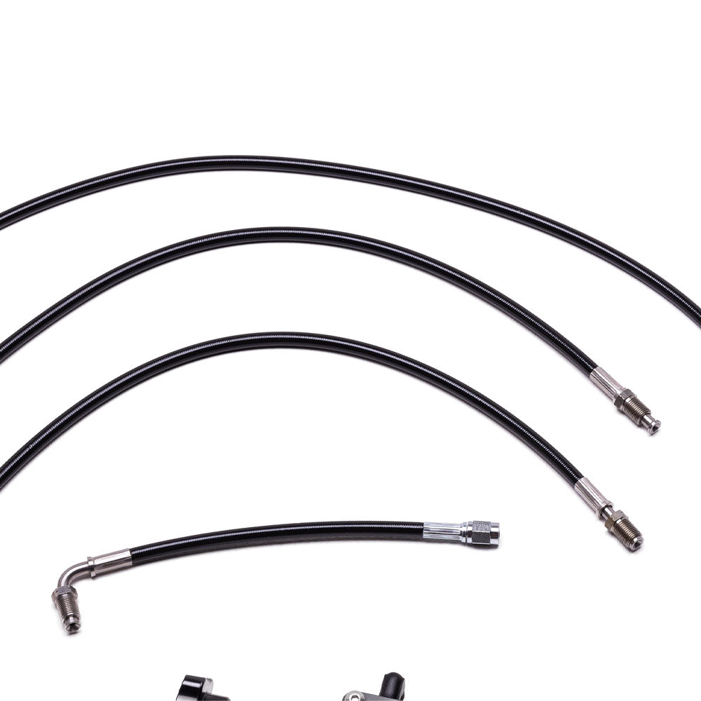 CHASE BAYS Bremsleitung Relocation Kit für OEM Bremszylinder passend für Nissan Skyline R32 / R33 / R34