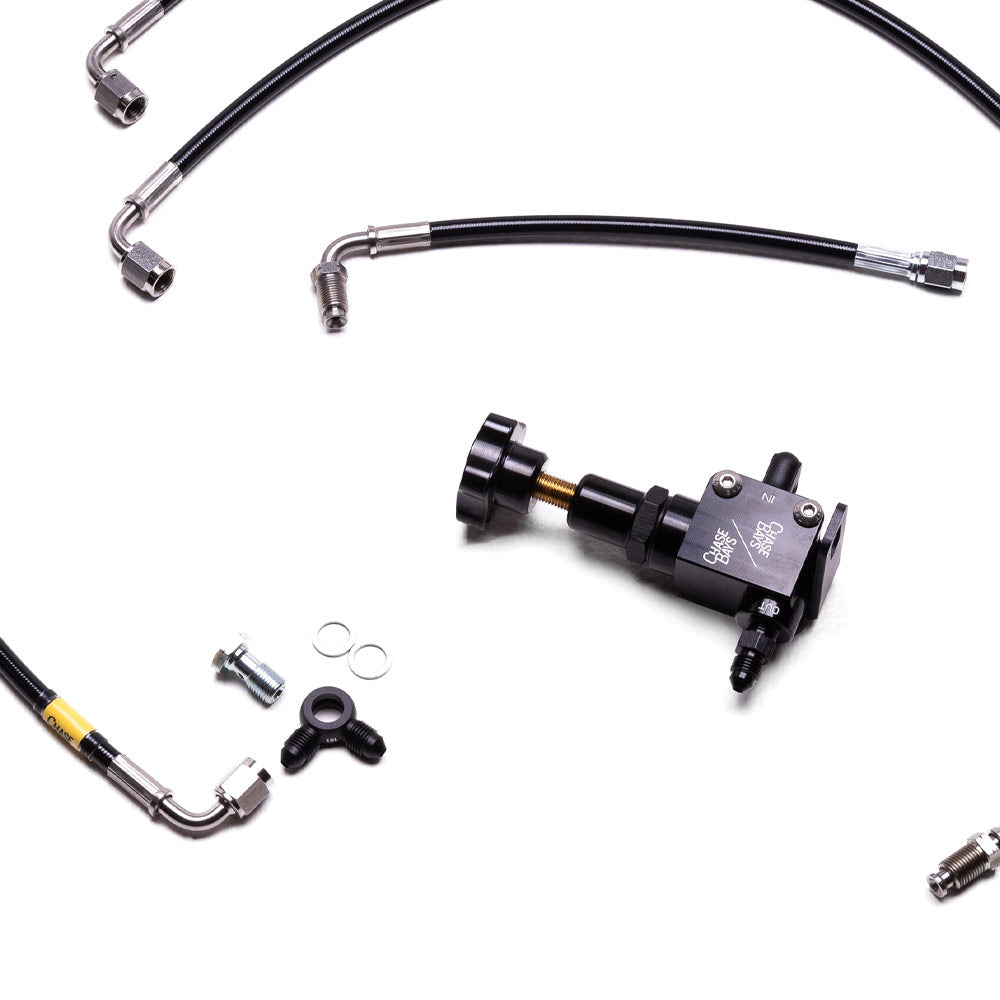 CHASE BAYS Bremsleitung Relocation Kit für OEM Bremszylinder passend für Nissan Skyline R32 / R33 / R34