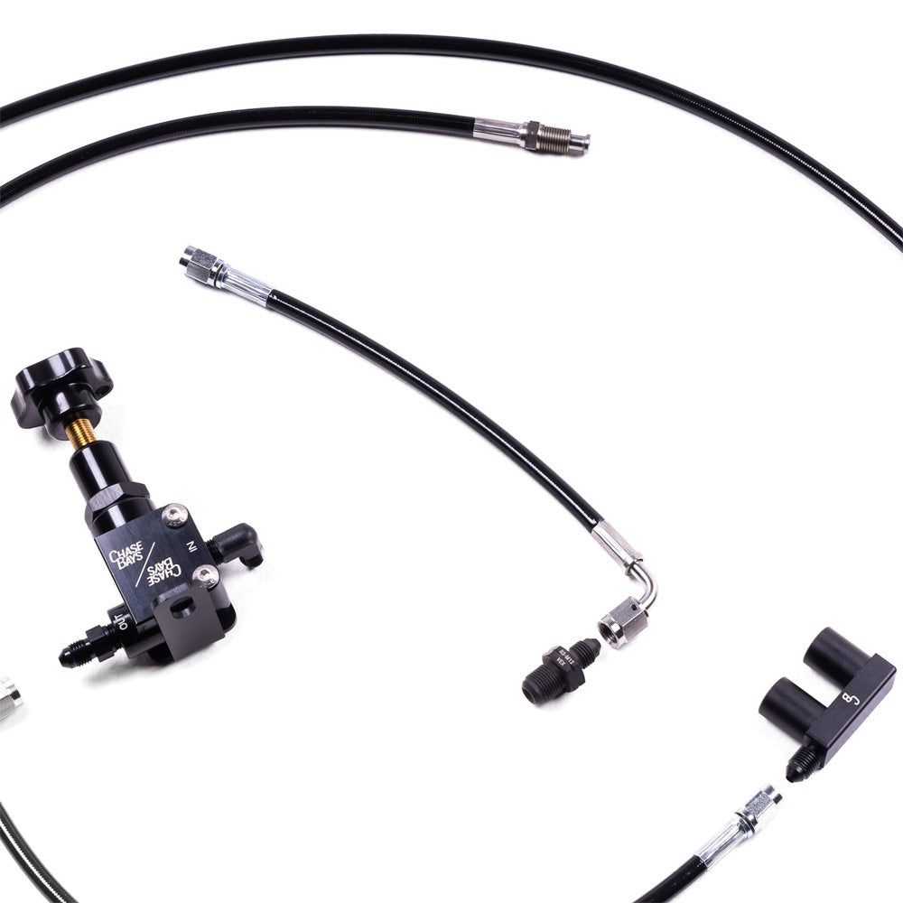 CHASE BAYS Bremsleitung Relocation Kit für OEM Bremszylinder passend für Toyota GT86 GR 86 / Subaru BRZ