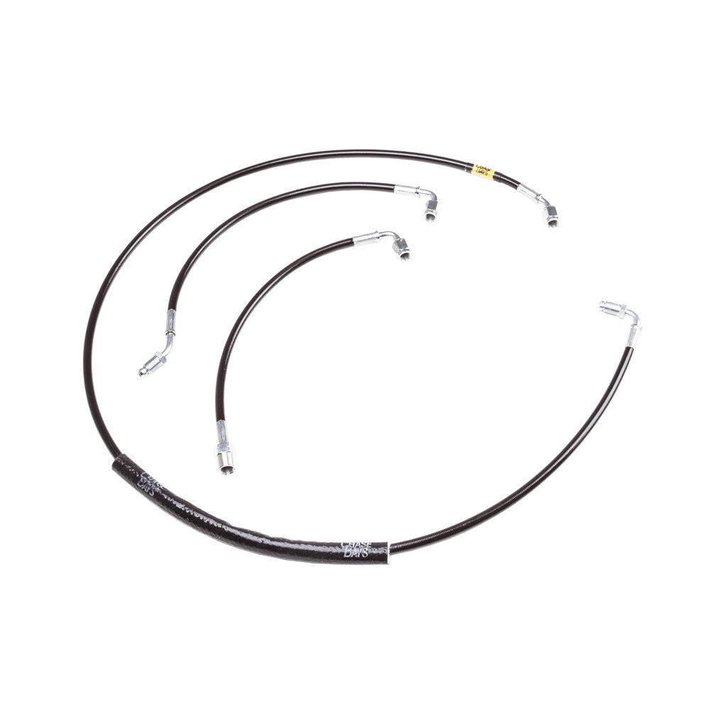 CHASE BAYS Bremsleitung Relocation Kit für Zweikolben Brake Booster Eliminator passend für Nissan 350Z Infiniti G35