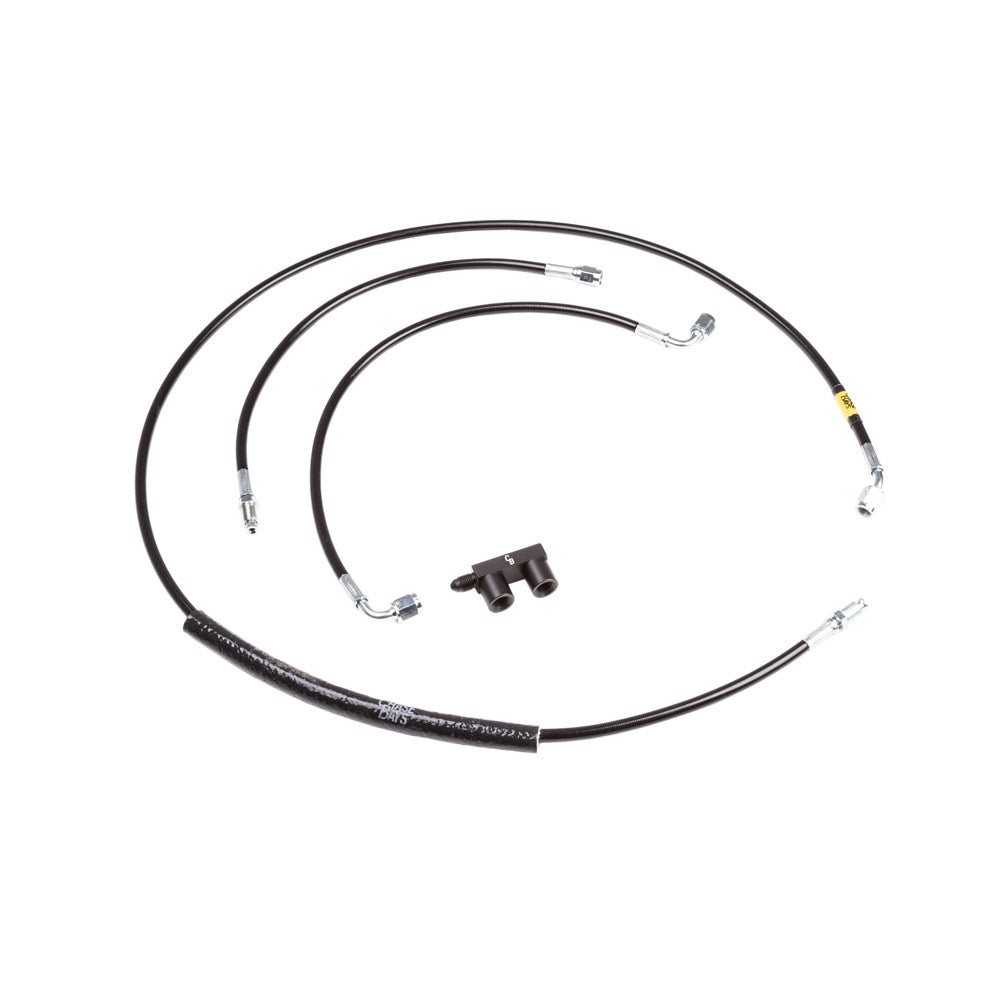 CHASE BAYS Bremsleitung Relocation Kit für Zweikolben Brake Booster Eliminator passend für Toyota JZX90 JZX100