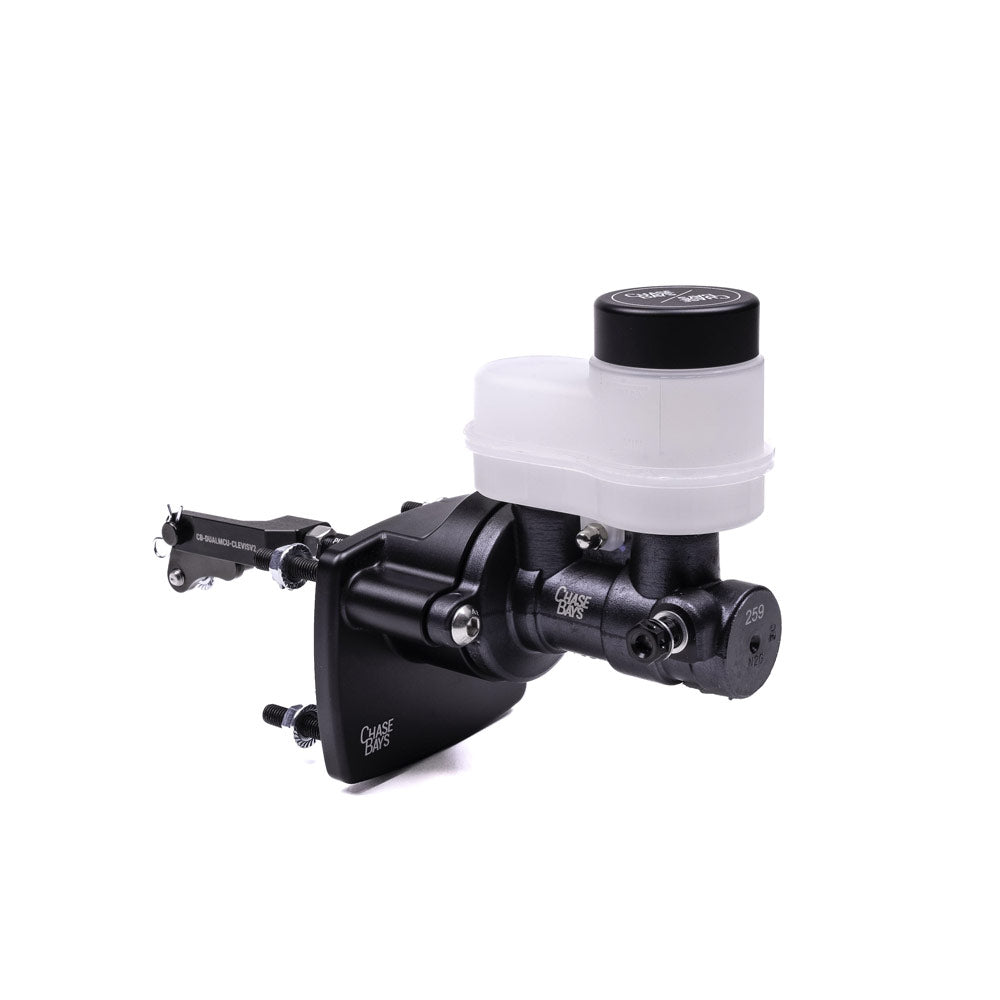CHASE BAYS Doppelkolben-Bremskraftverstärker mit Bolt-On 6:1 Pedal Ratio für ABS