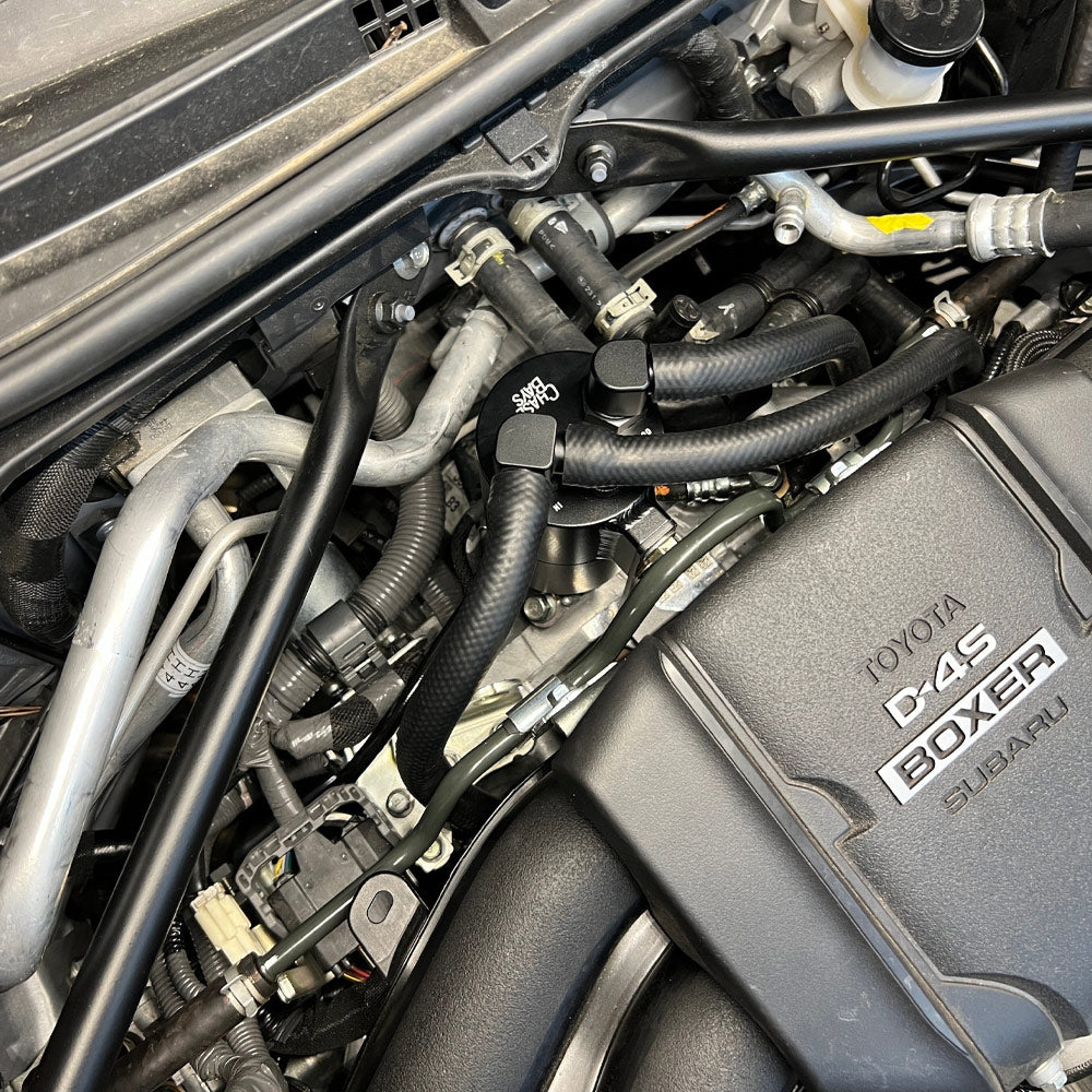 CHASE BAYS Dual-Side Ölabscheider Catchtank Kit passend für Toyota GT86 GR86 / Subaru BRZ