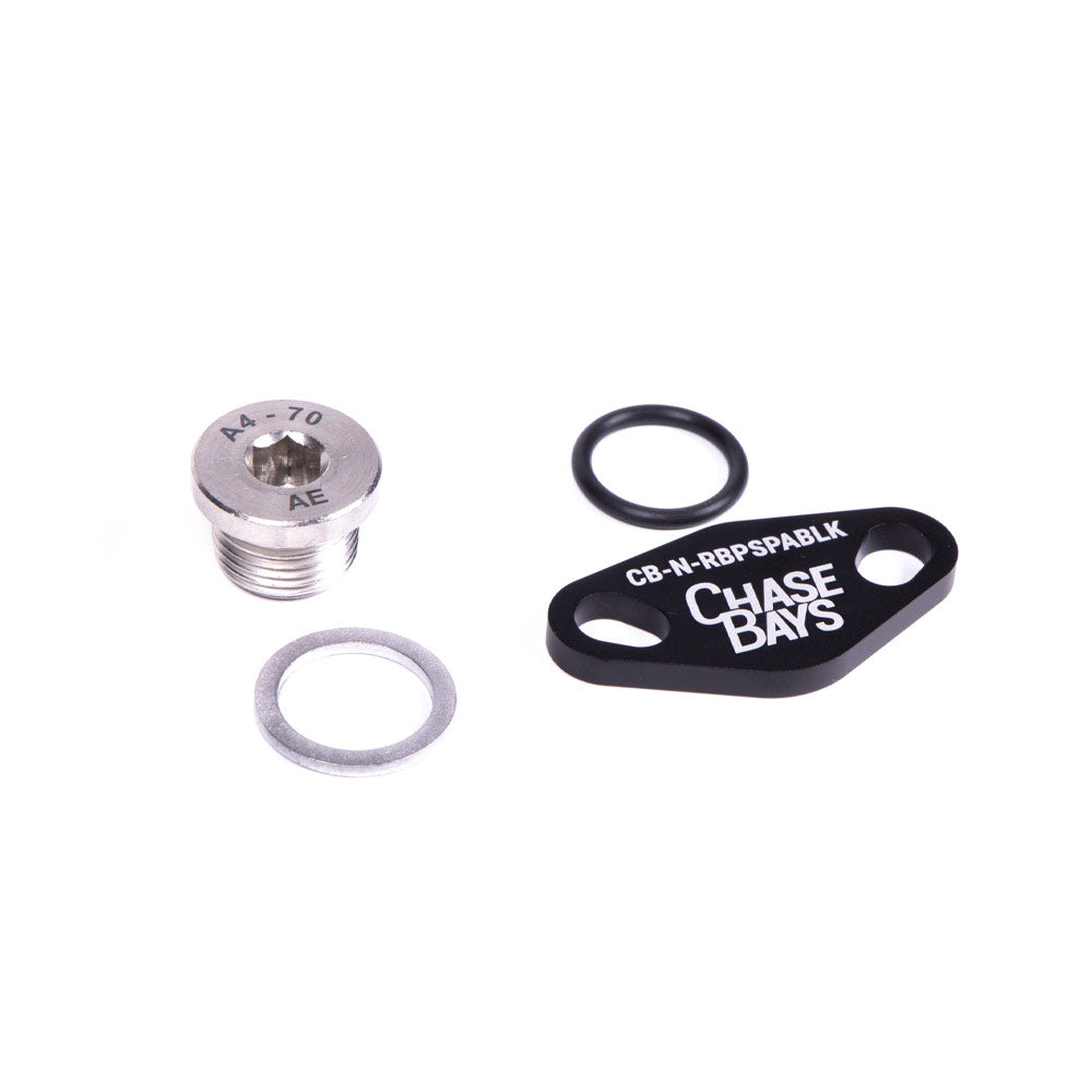 CHASE BAYS HICAS Delete Kit für Servopumpe passend für Nissan S / R / Z-Chassis (Aluminium)