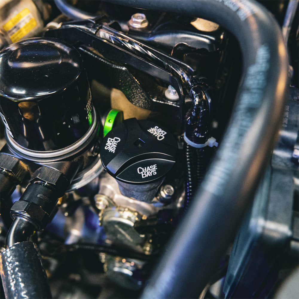 CHASE BAYS Öleinfülldeckel passend für Honda / Nissan / Subaru (Aluminium)