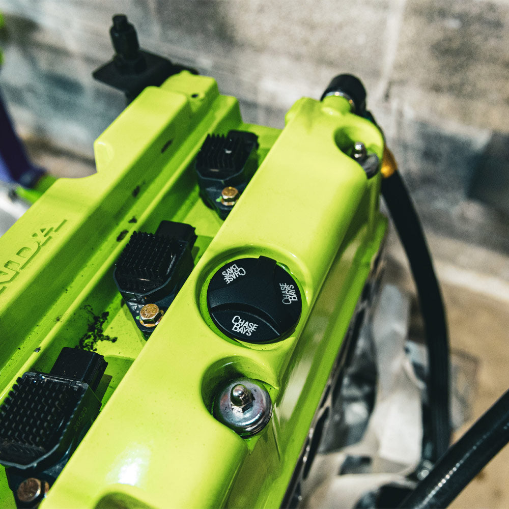 CHASE BAYS Öleinfülldeckel passend für Honda / Nissan / Subaru (Aluminium)