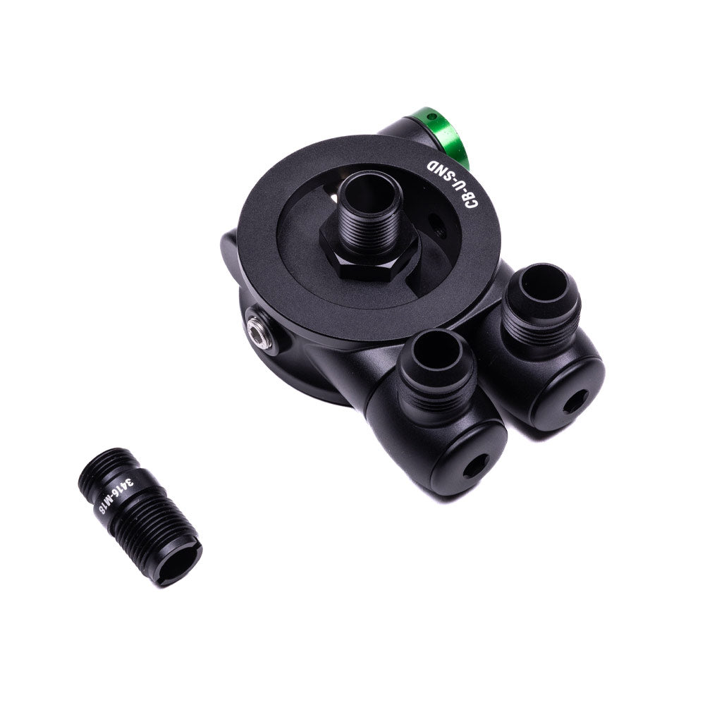 CHASE BAYS Ölkühler Adapter Kit passend für Nissan RB20 RB25 RB26 (externer Ölkühler)