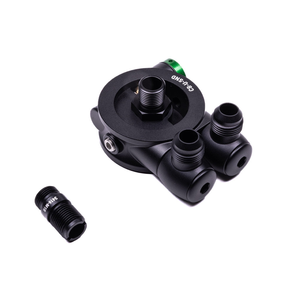 CHASE BAYS Ölkühler Adapter Kit passend für Nissan RB20 RB25 RB26 (externer Ölkühler)