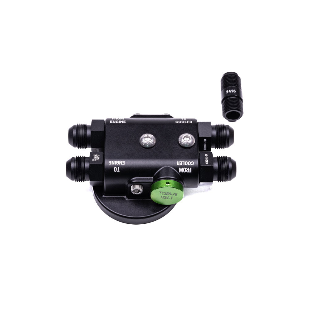 CHASE BAYS Thermostatgesteuerter Ölfilter Adapter (Aluminium)