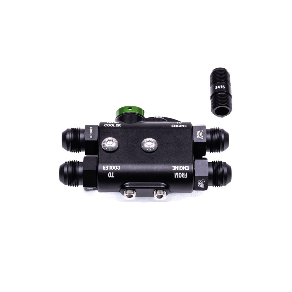 CHASE BAYS Thermostatgesteuerter Ölfilter Adapter (Aluminium)