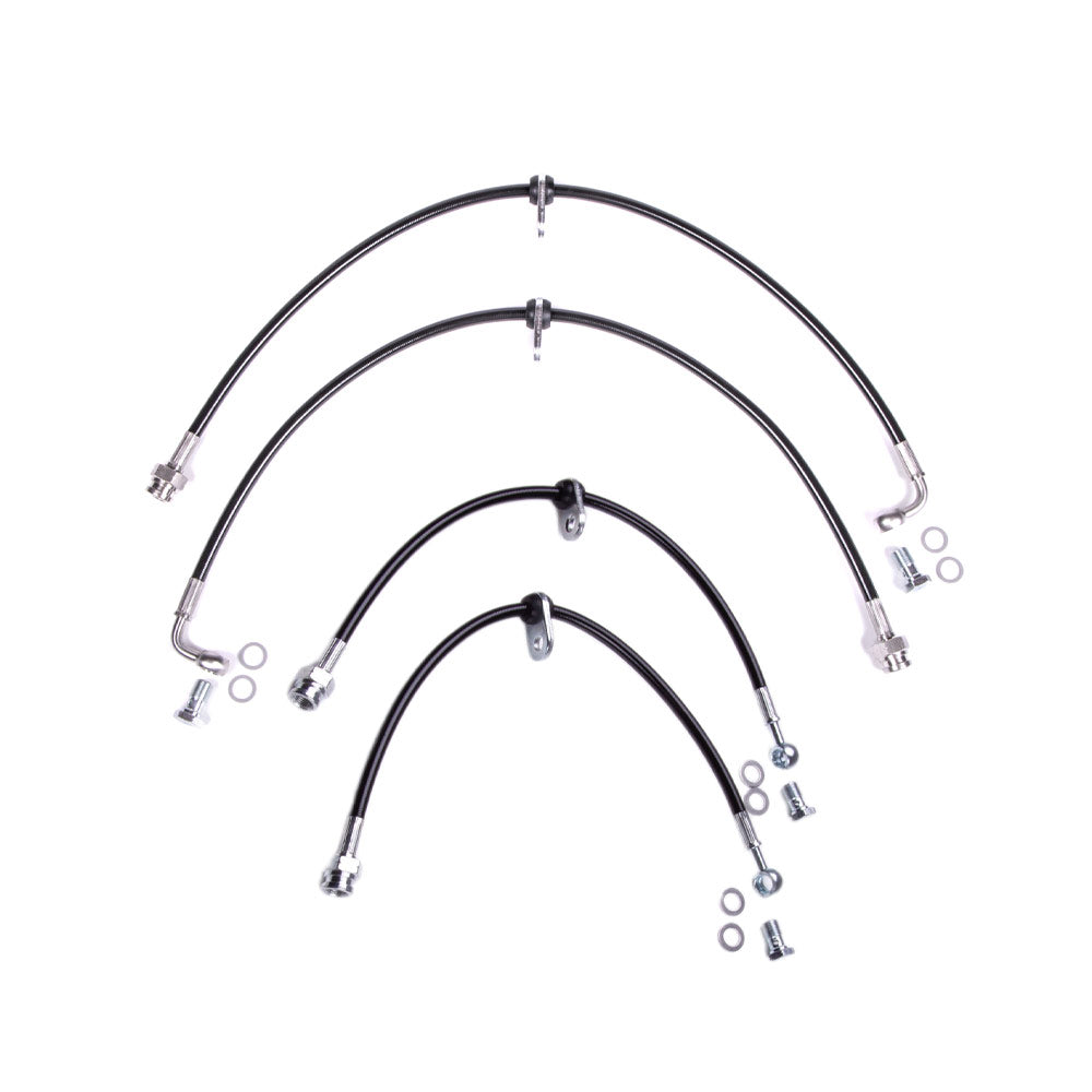 CHASE BAYS verlängerte Bremsleitung Set Bremssattel passend für Toyota GT86 GR86 / Subaru BRZ