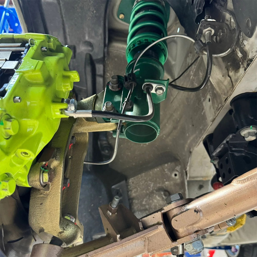 CHASE BAYS verlängerte Bremsleitung Set Bremssattel passend für Toyota GT86 GR86 / Subaru BRZ