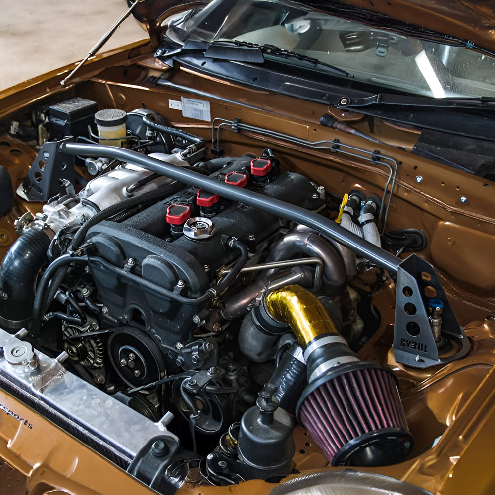 CYBUL Domstrebe passend für Mazda MX-5 NA/NB Vorderachse (Stahl / eintragungsfrei)