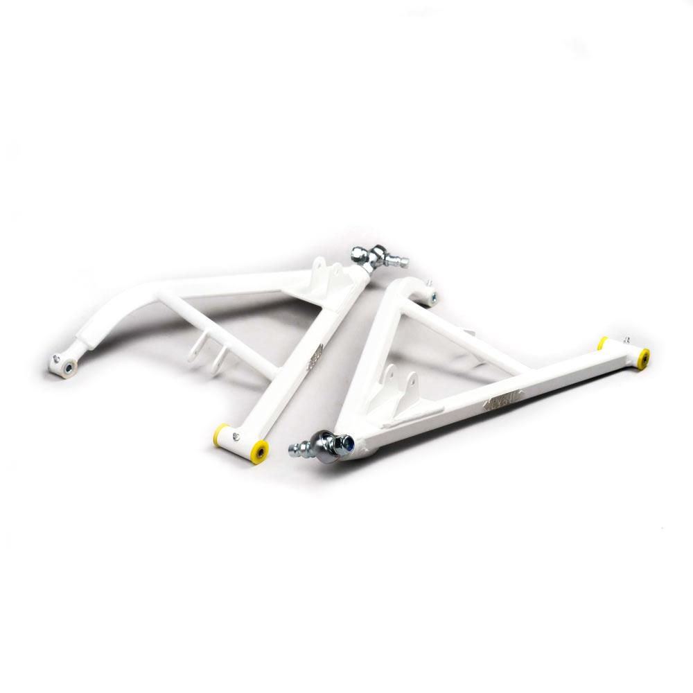 CYBUL Querlenker oben passend für Polaris RZR 1000 / Turbo einstellbar Vorderachse Set PU Buchsen und Uniball Lager (Stahl)