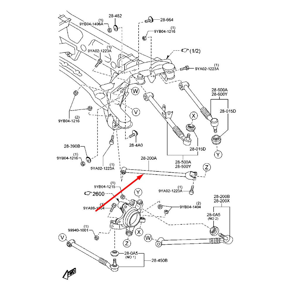 CYBUL Querlenker Camber Arms passend für Mazda MX-5 NC Hinterachse einstellbar Set Uniball