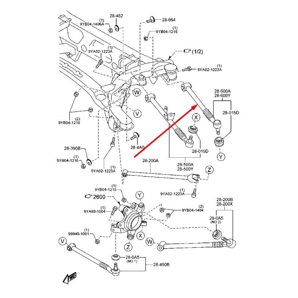 CYBUL Querlenker Camber Arms passend für Mazda MX-5 NC / RX-8 Hinterachse oben einstellbar Set (Stahl)