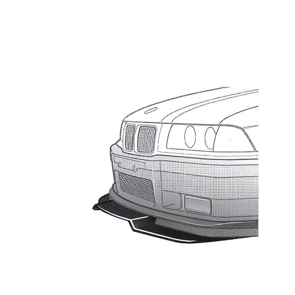 VAUTOSPORT Frontlippe BMW E36 M3 GT Style - PARTS33 GmbH