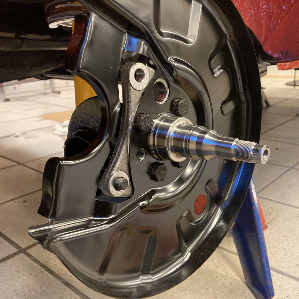 EPYTEC Achszapfen passend für VW Golf 1 2 3 für Umbau auf Golf 2 / 3 G60 / 16V Bremsscheiben Hinterachse