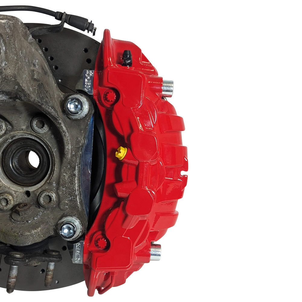 EPYTEC Bremssattel Adapter passend für VW Golf 7 8 / Audi A3 8V / Skoda / Seat für 6-Kolben Porsche Sattel mit 360x36mm Bremsscheibe Vorderachse