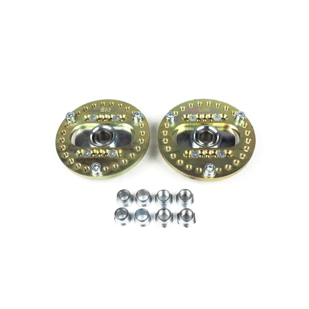 FAMEFORM Domlager V3 passend für BMW E36 E38 E8X E9X Z3 Vorderachse einstellbar Set (Stahl)